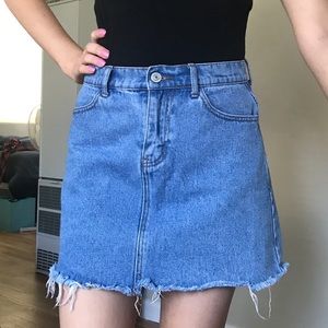 Brandy Melville denim mini skirt